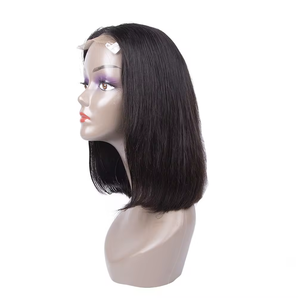 Natural Hairline Transparent Lace 13x4 Frontal  Bob Wig