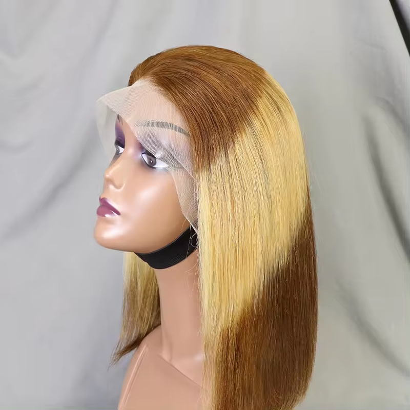 Straight Short 12 Inch Bob 13X4 Full Lace Front Wig