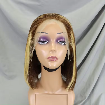 Straight Short 12 Inch Bob 13X4 Full Lace Front Wig