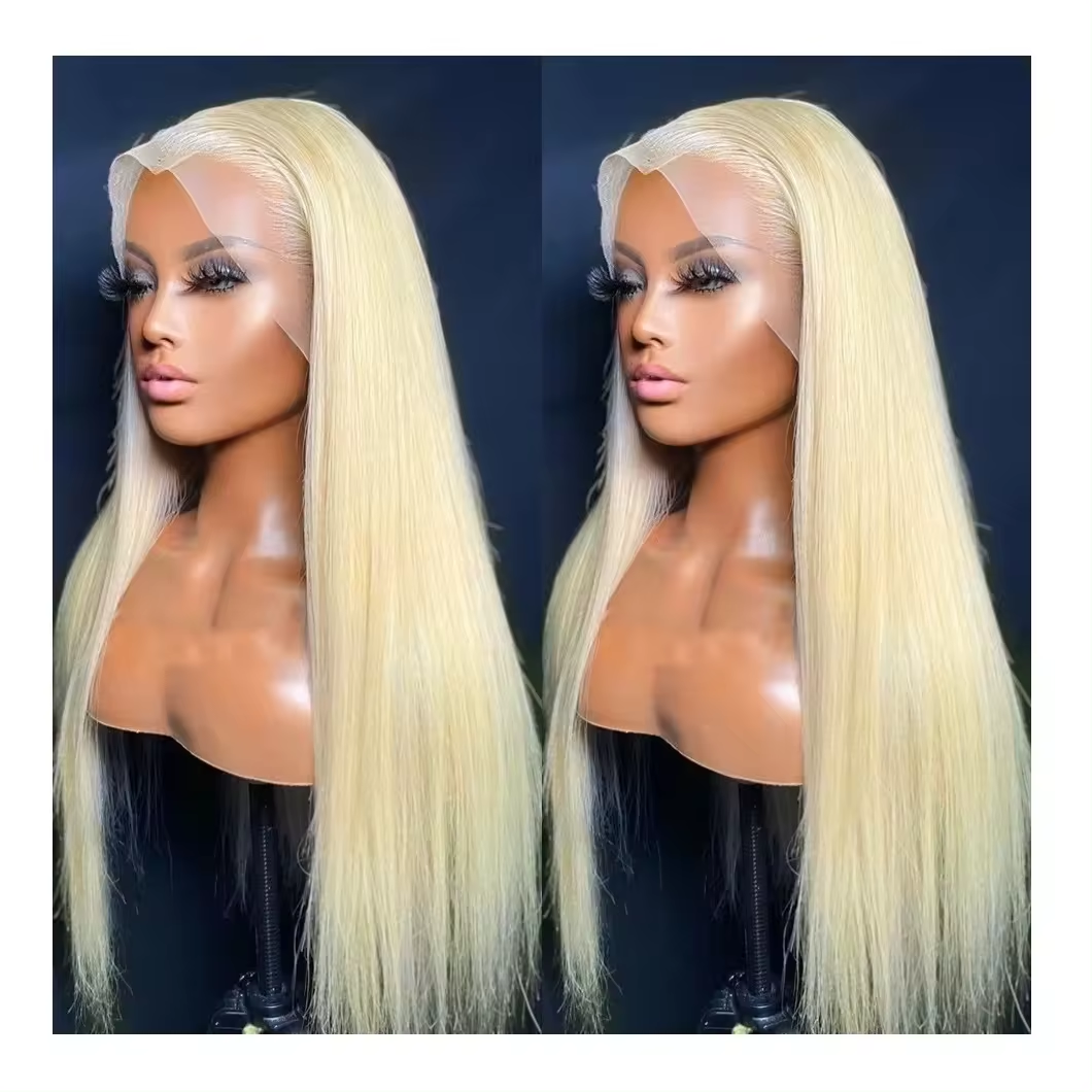 Blonde Human Hair Wig | Blonde Straight Frontal Wig | KUNLIX HAIR