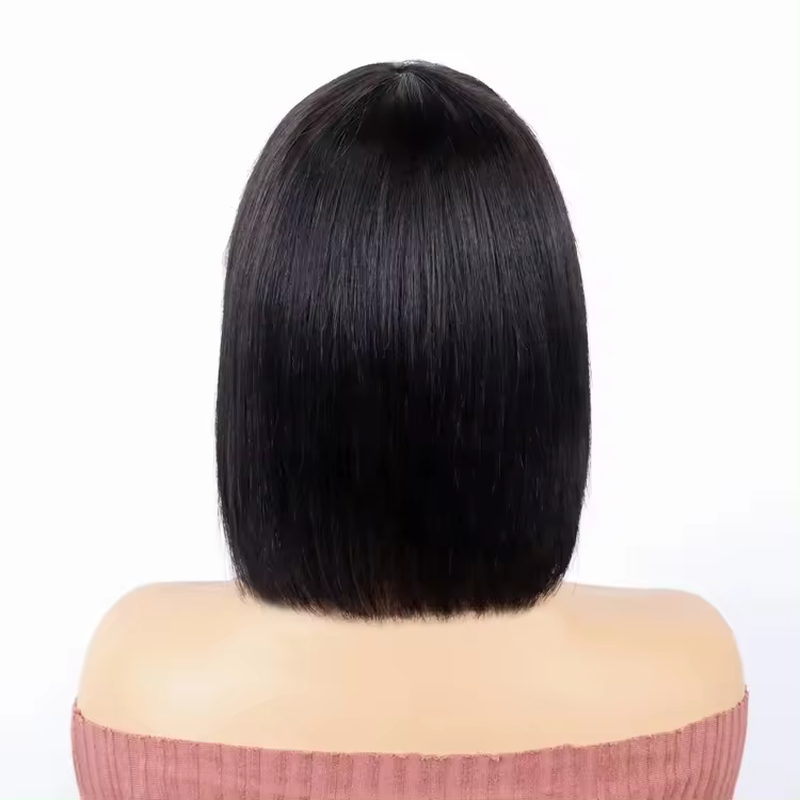 Black Bob Wig Human | Black Human Hair Wig | KUNLIX HAIR