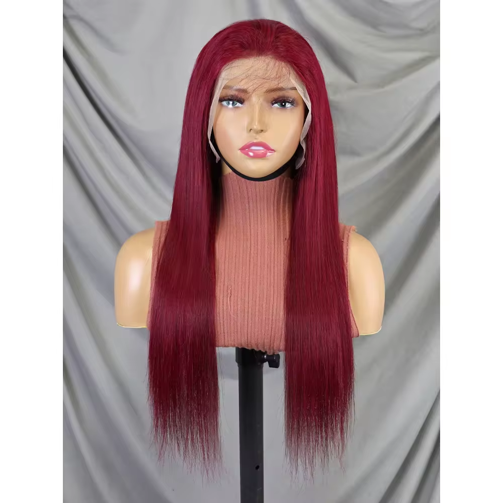 Frontal Lace Burgundy Wig | Premium Full Lace Wig | KUNLIX HAIR