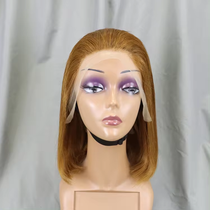 Straight Short 12 Inch Bob 13X4 Full Lace Front Wig