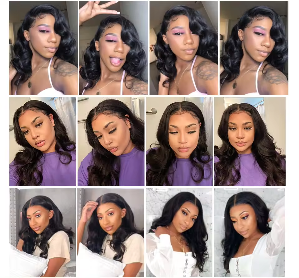 5 *5 HD Lace Closure Brazilian Hair Wig - Raw Donor Hair