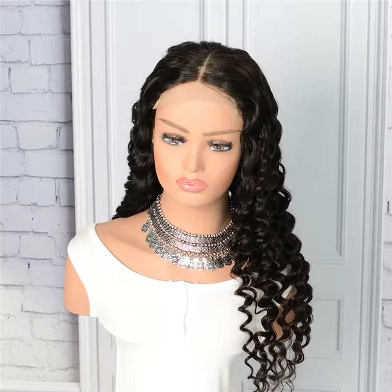 Natural Hairline Thin Lace Wig | Deep Wave Closure Wig | KUNLIX HAIR