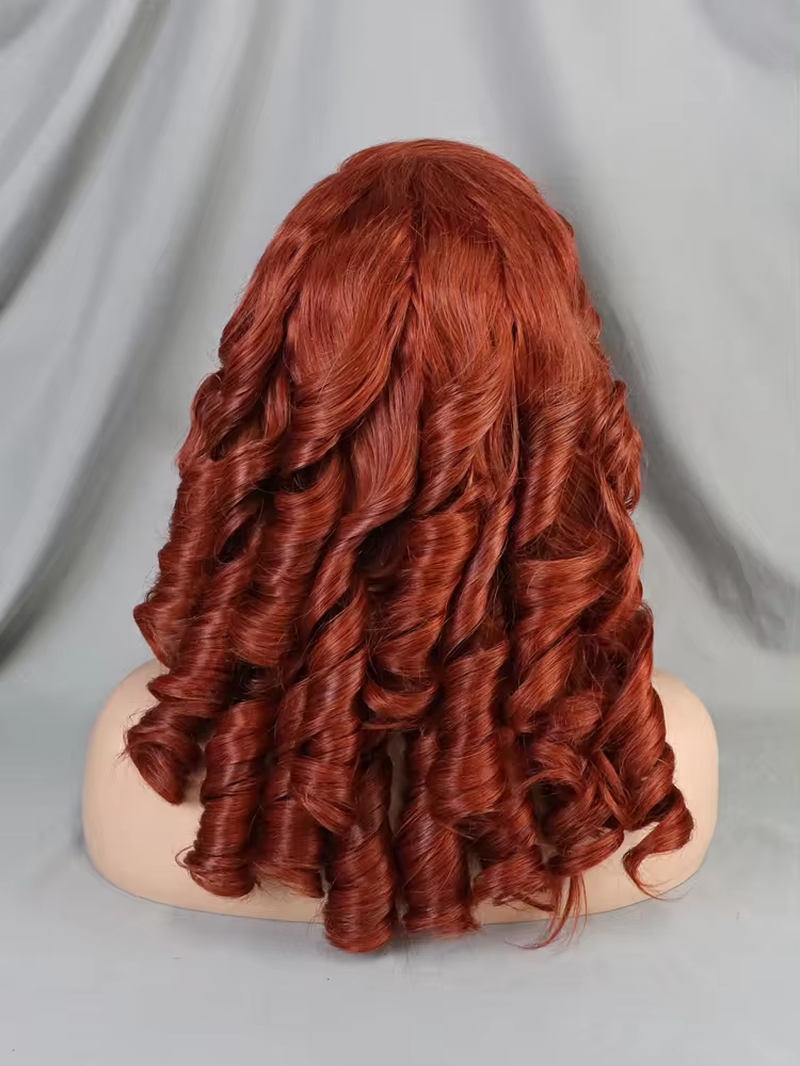 300% Density Transparent Glue Less Colored Full Lace Wig