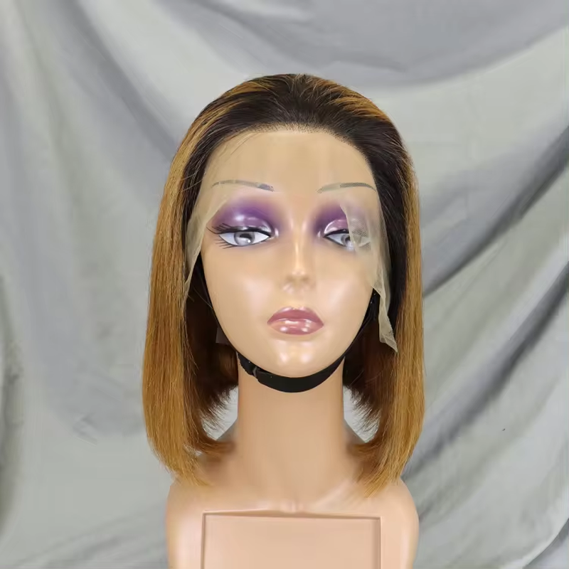 Straight Short 12 Inch Bob 13X4 Full Lace Front Wig