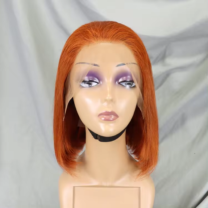 Straight Short 12 Inch Bob 13X4 Full Lace Front Wig