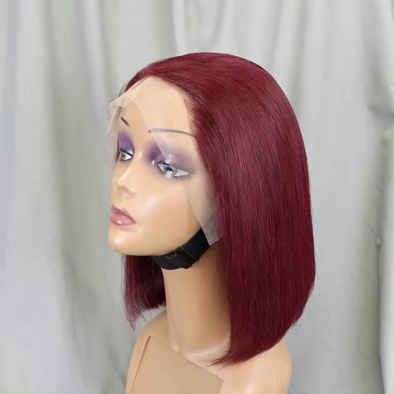 Straight Short 12 Inch Bob 13X4 Full Lace Front Wig